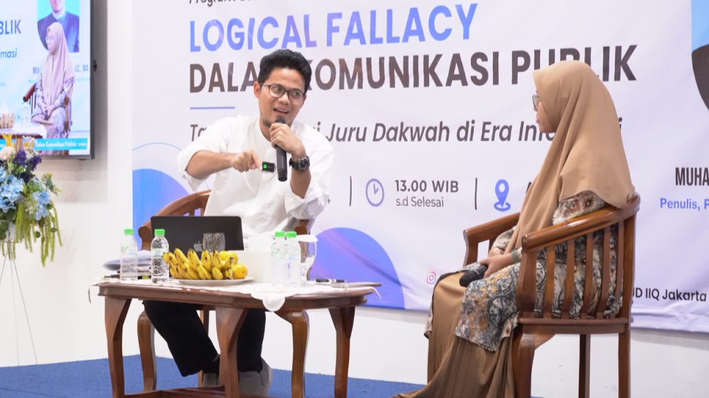 Kuliah Umum “Logical Fallacy dalam Komunikasi Publik; Tantangan Bagi Juru Dakwah di Era Informasi” Prodi Komunikasi dan Penyiaran Islam (KPI) FUD IIQ Jakarta