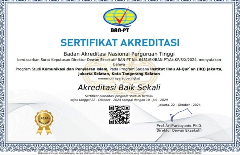 Akreditasi Baik Sekali